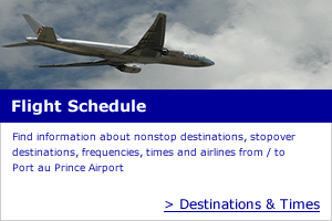 Flight Schedule Port au Prince